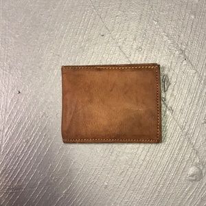 Leather wallet hand made